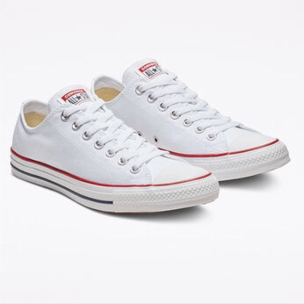 Converse All Star Low Top Sneakers White Women’s Size 9 - Picture 11 of 11